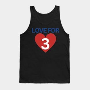 Damar Hamlin - Hamlin - Love For 3 - Love For Hamlin - Pray for Damar Hamlin (4) Tank Top